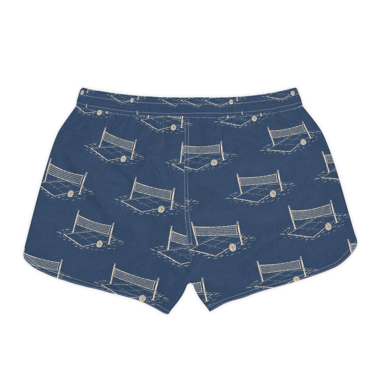 Surface Beach Court Pattern Women's Casual Shorts - Ink AOP Lounge & Sport Shorts