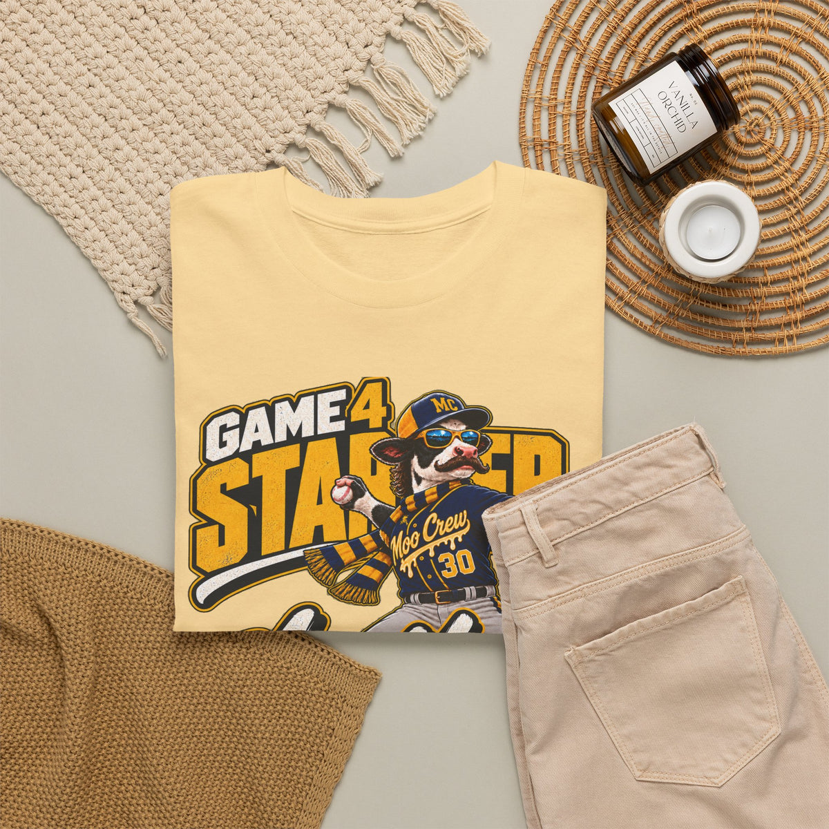 Moo Crew Game 4 Starter Baseball T-Shirt – Moo Hoss