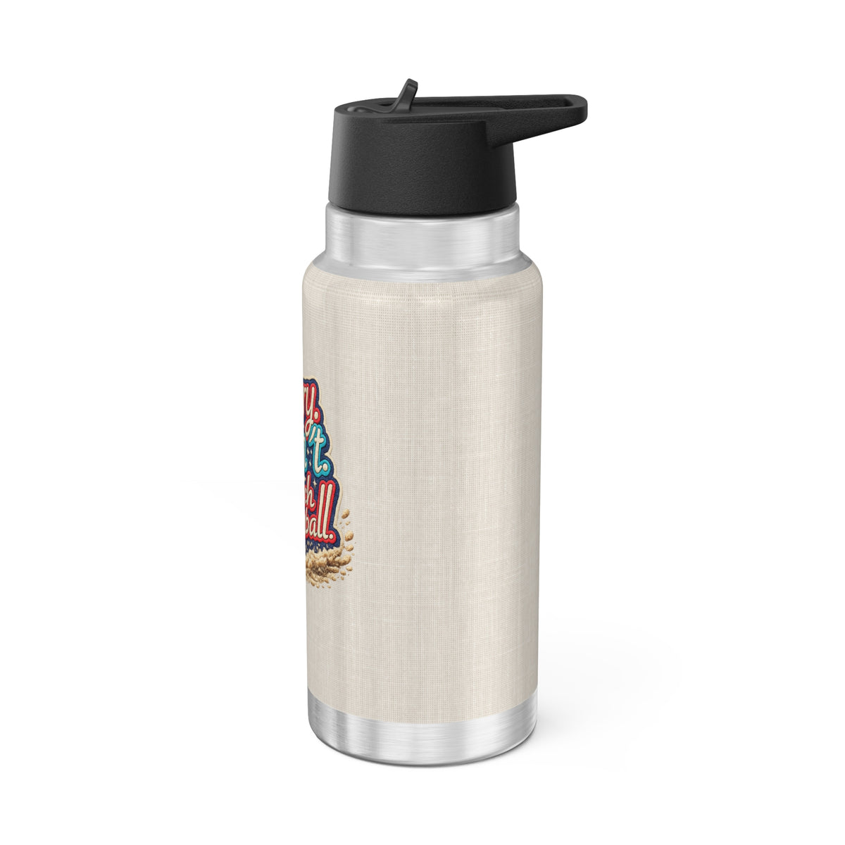 32oz Tumbler — "Sorry, Can't. Beach Volleyball" Stainless Insulated Water Bottle
