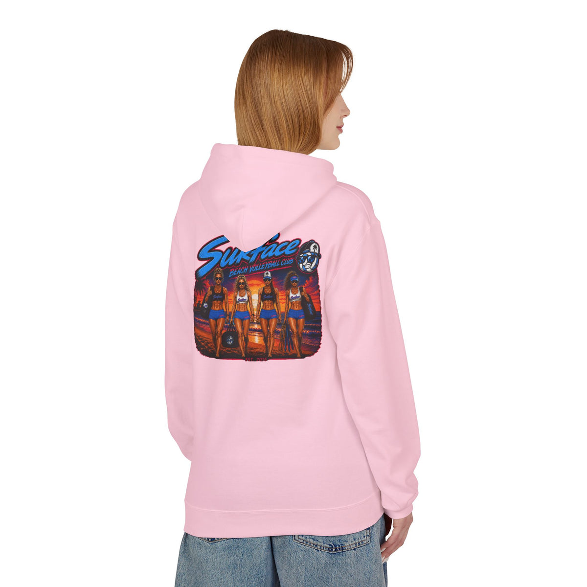 Surface Beach Volleyball Hoodie —Sunset Nights Pullover