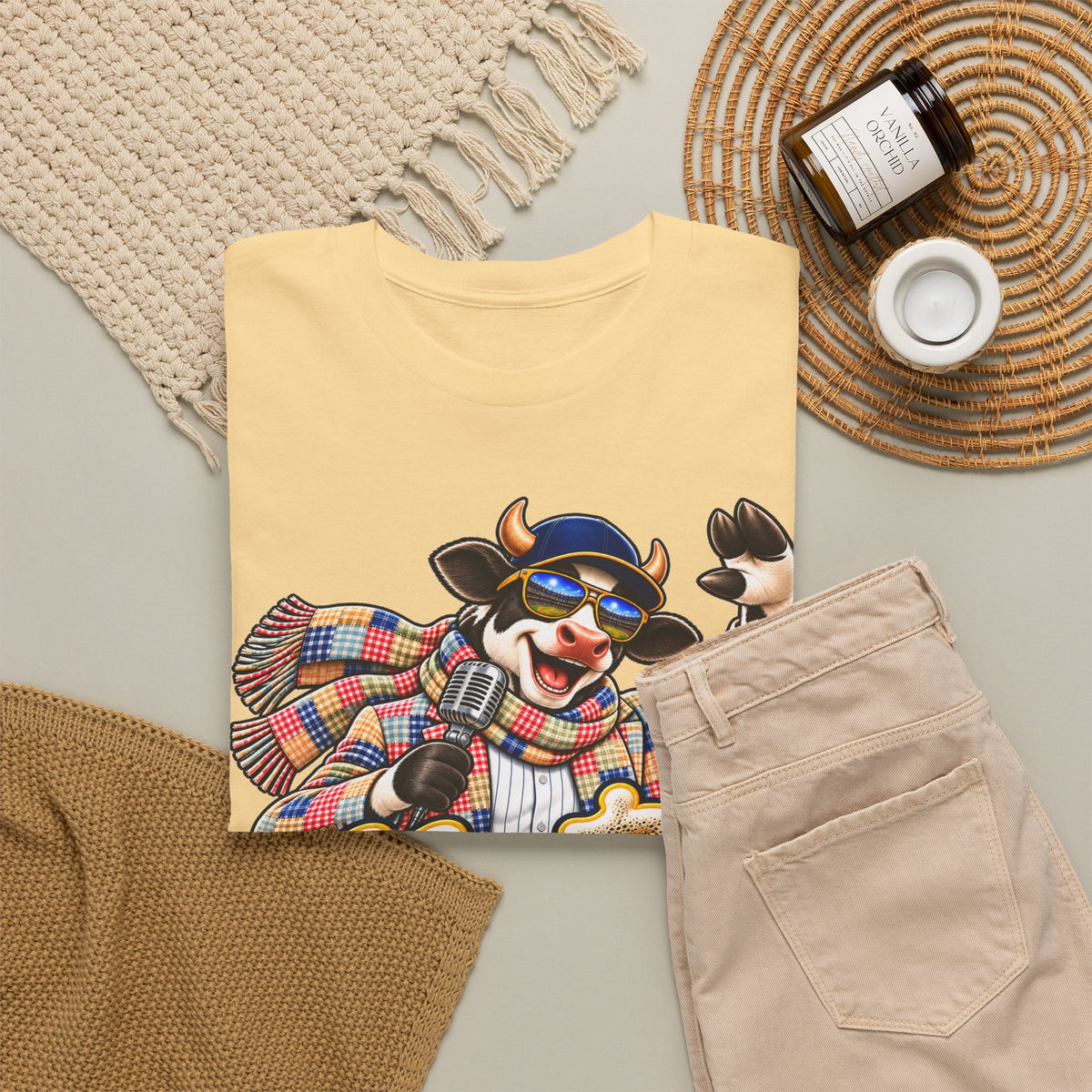 Mooster Baseball Mascot T-Shirt