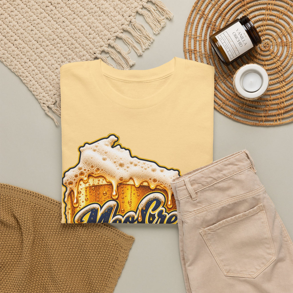 Moc Crew Beer Mug Graphic T-Shirt