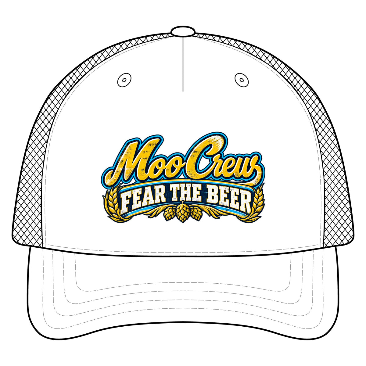 Moo Crew Fear the Beer Trucker Hat