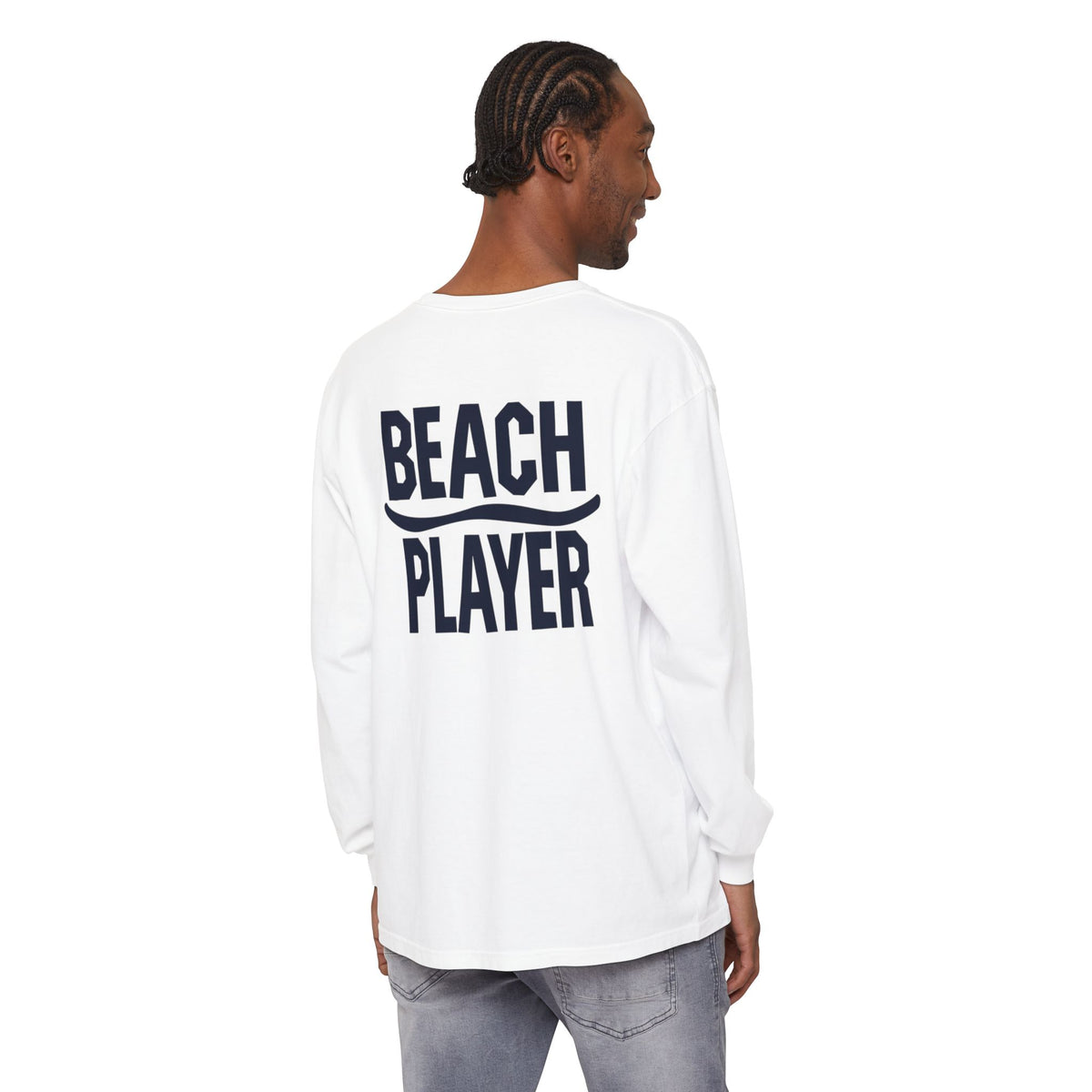 Surface Beach Volleyball Club Long Sleeve Tee — "Beach Player" Back Print
