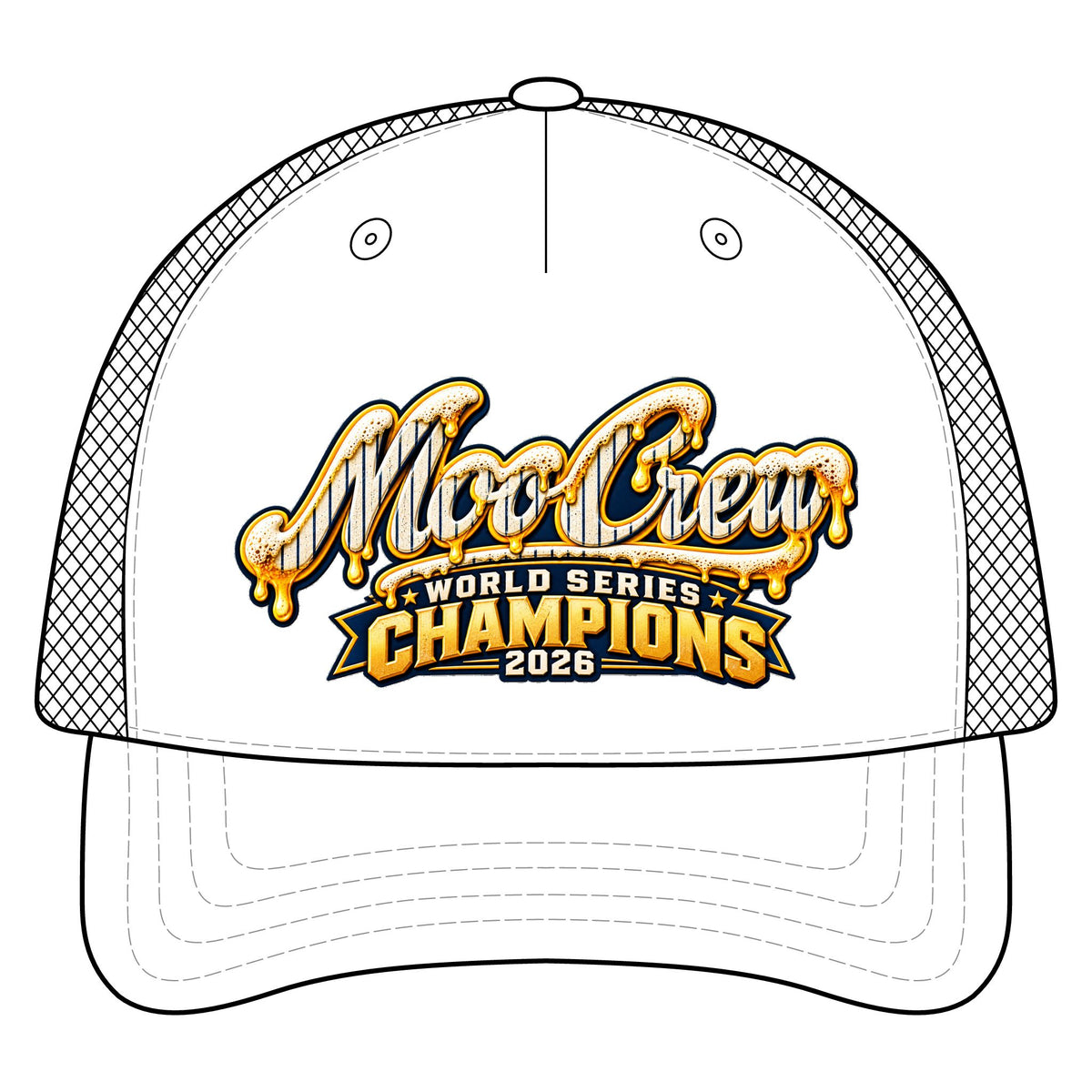 Moo Crew World Series Champions 2026 Trucker Hat