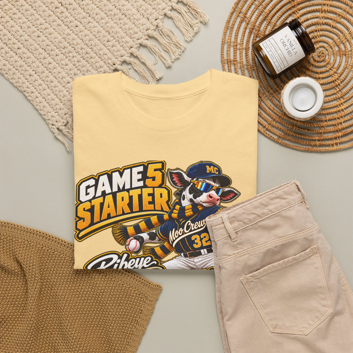 Moo Crew Game 5 Starter Baseball T-Shirt – Moooserowski