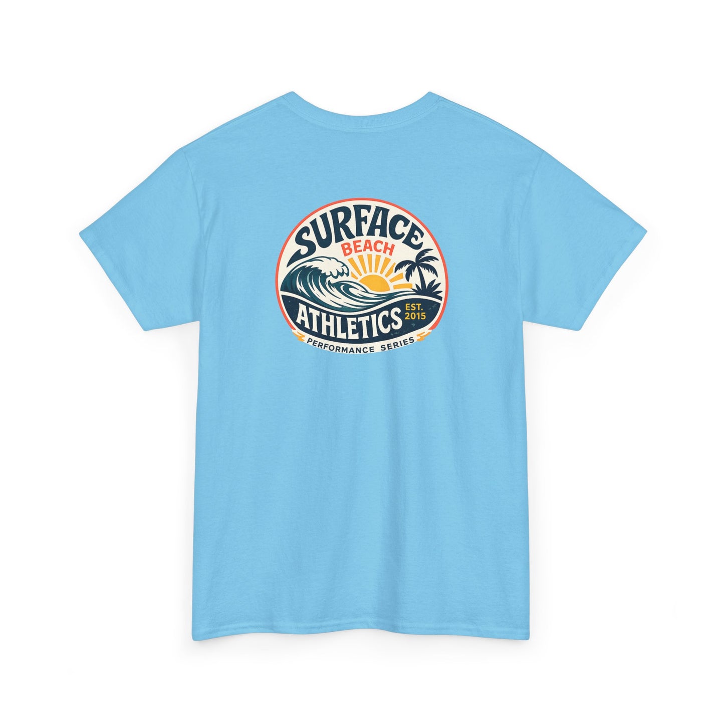 Surface Athletics Beach T‑Shirt — Vintage Surf Logo Tee