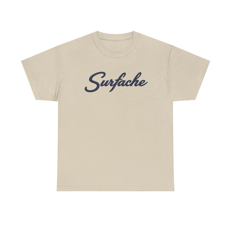 Surfache script t-shirt collection hero image