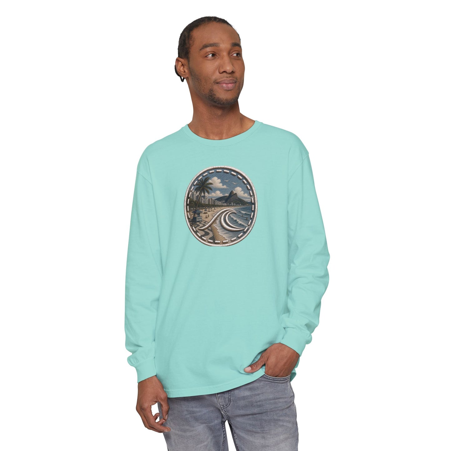 Surfache Ipanema Icon Long Sleeve Tee —Destination Graphic T-Shirt