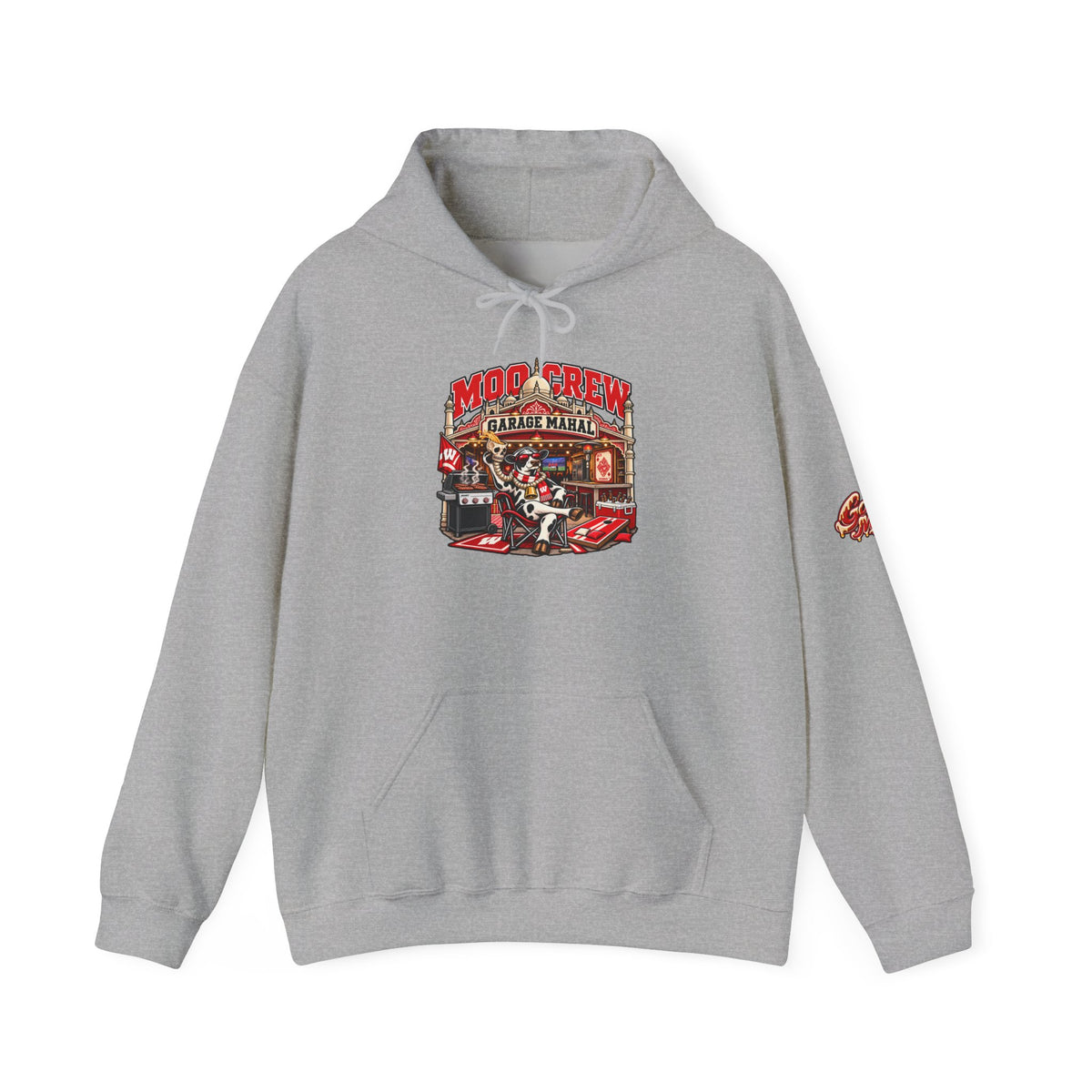Moo Crew Garage Mahal Game Day Pregame Graphic Hoodie