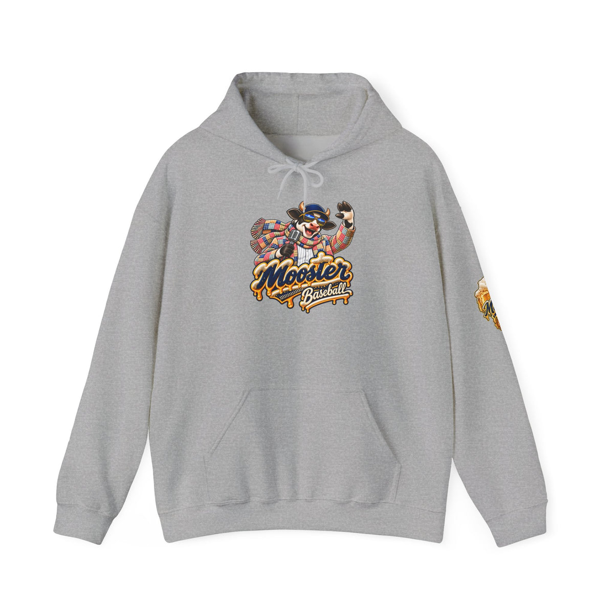 Mooster Baseball Moo Crew Graphic Hoodie