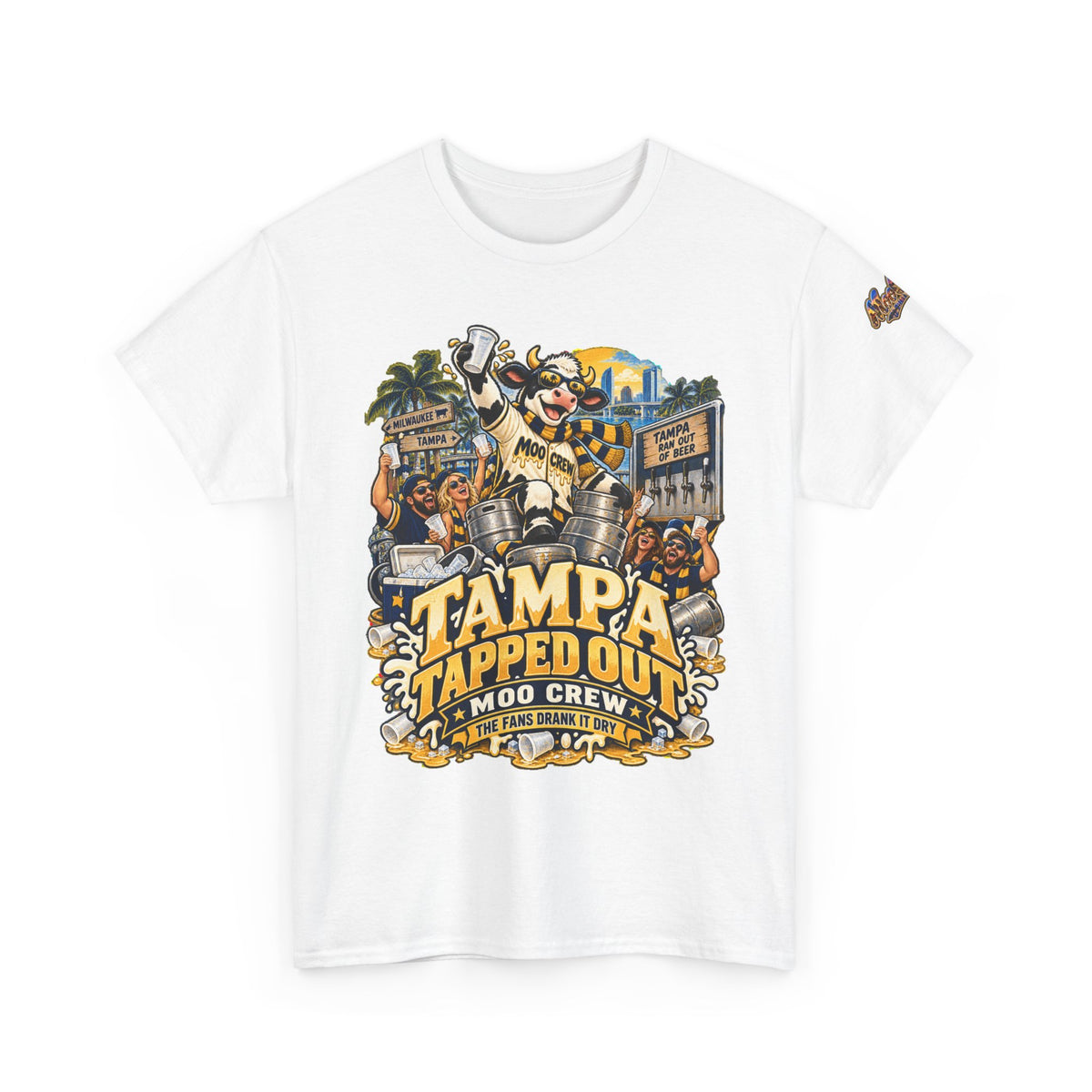 Moo Crew Tampa Tapped Craft Beer Graphic Tee