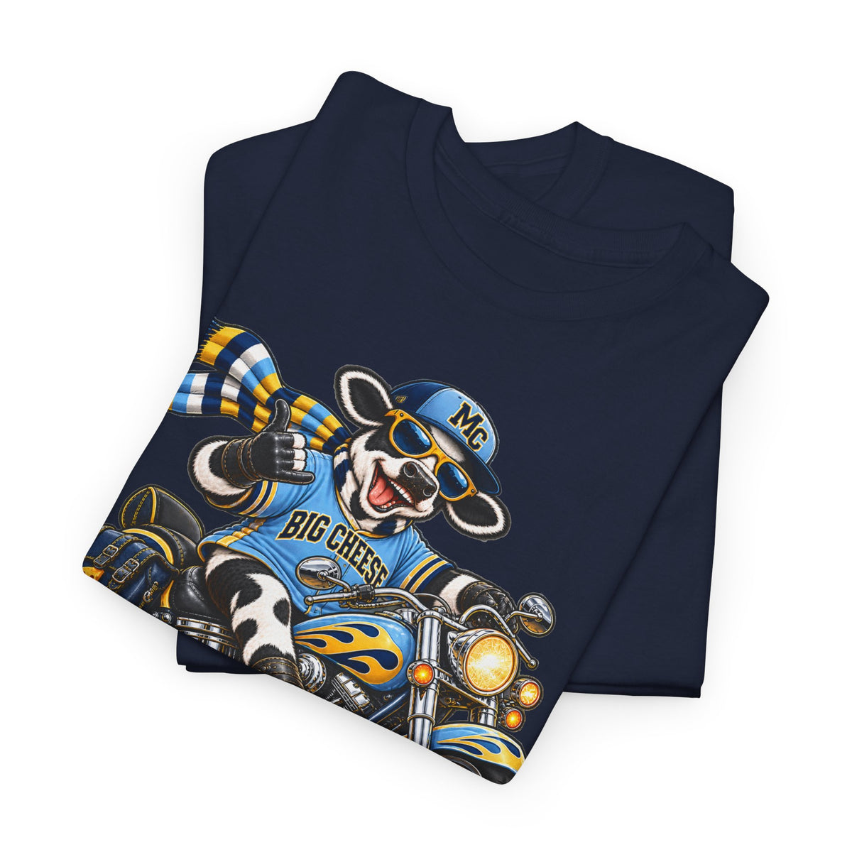 Moo Crew The Big Cheese Retro WI Teams Graphic Tee
