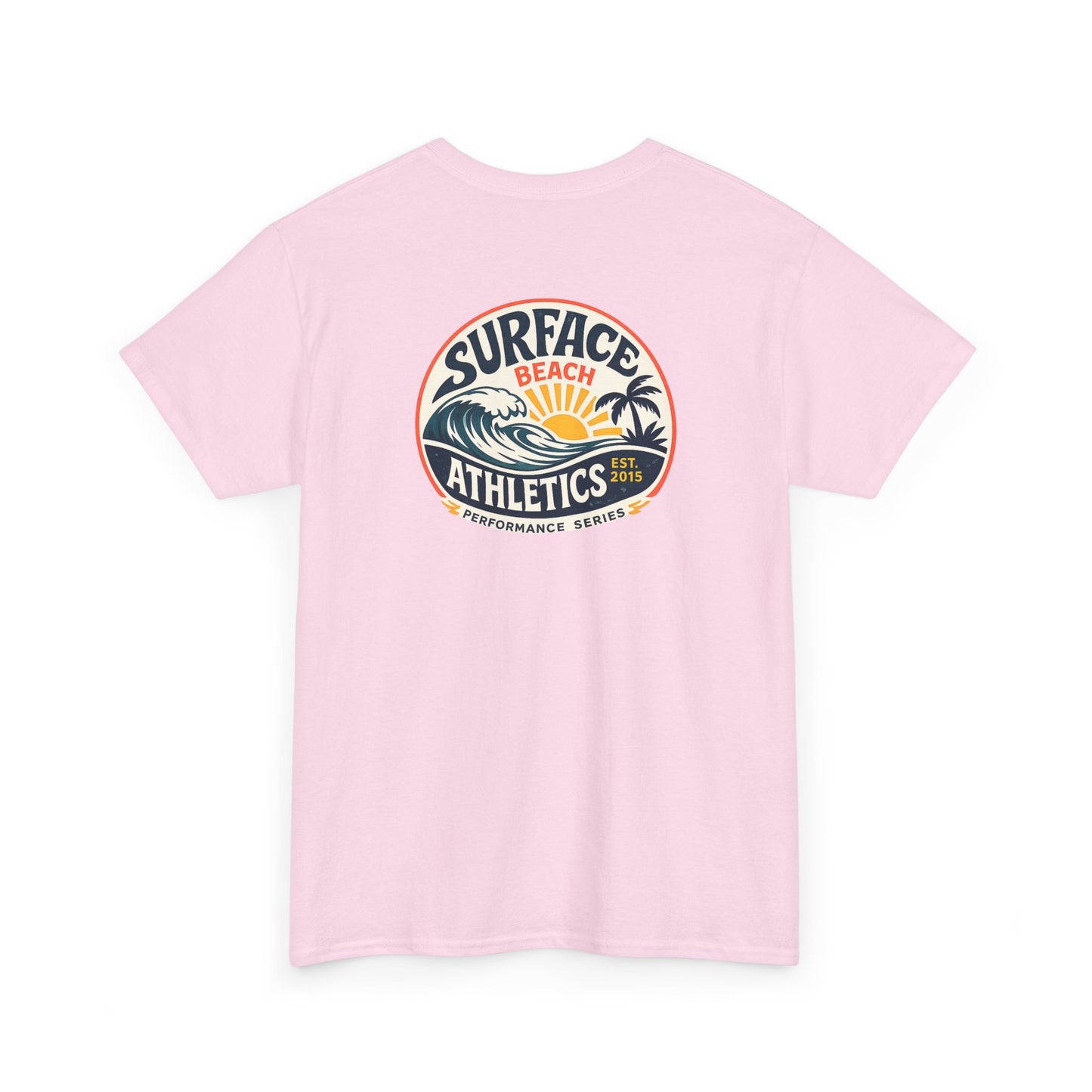 Surface Athletics Beach T‑Shirt — Vintage Surf Logo Tee