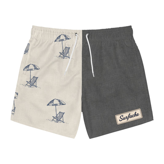 Surfache Beach Chillin Swim Trunks with Wave Patch