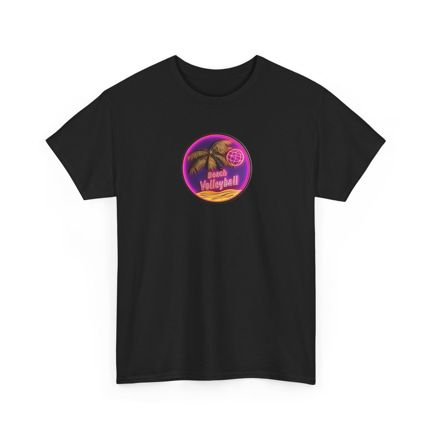 Beach Volleyball Unisex Heavy Cotton Tee