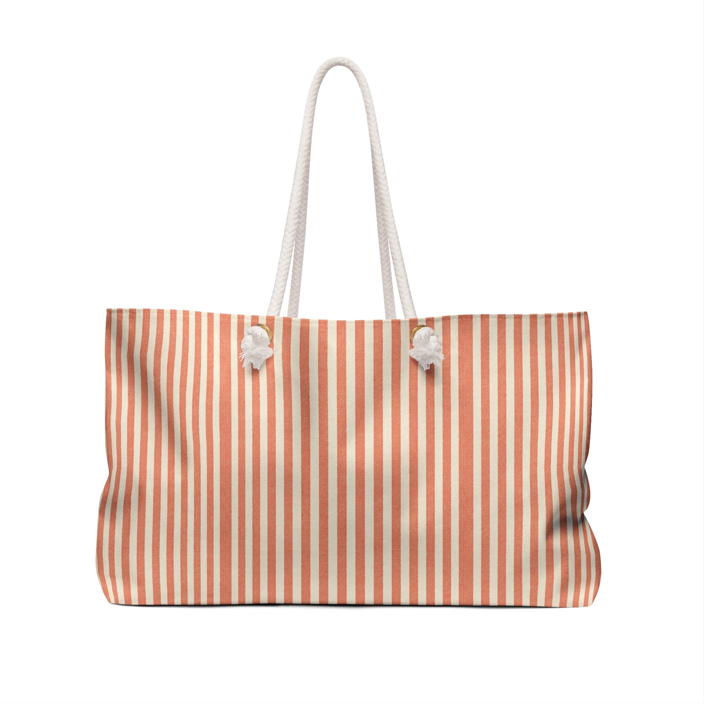 Surfache Slim Striped Seaside Weekender Bag — Aperol Spritz Nautical Travel Tote