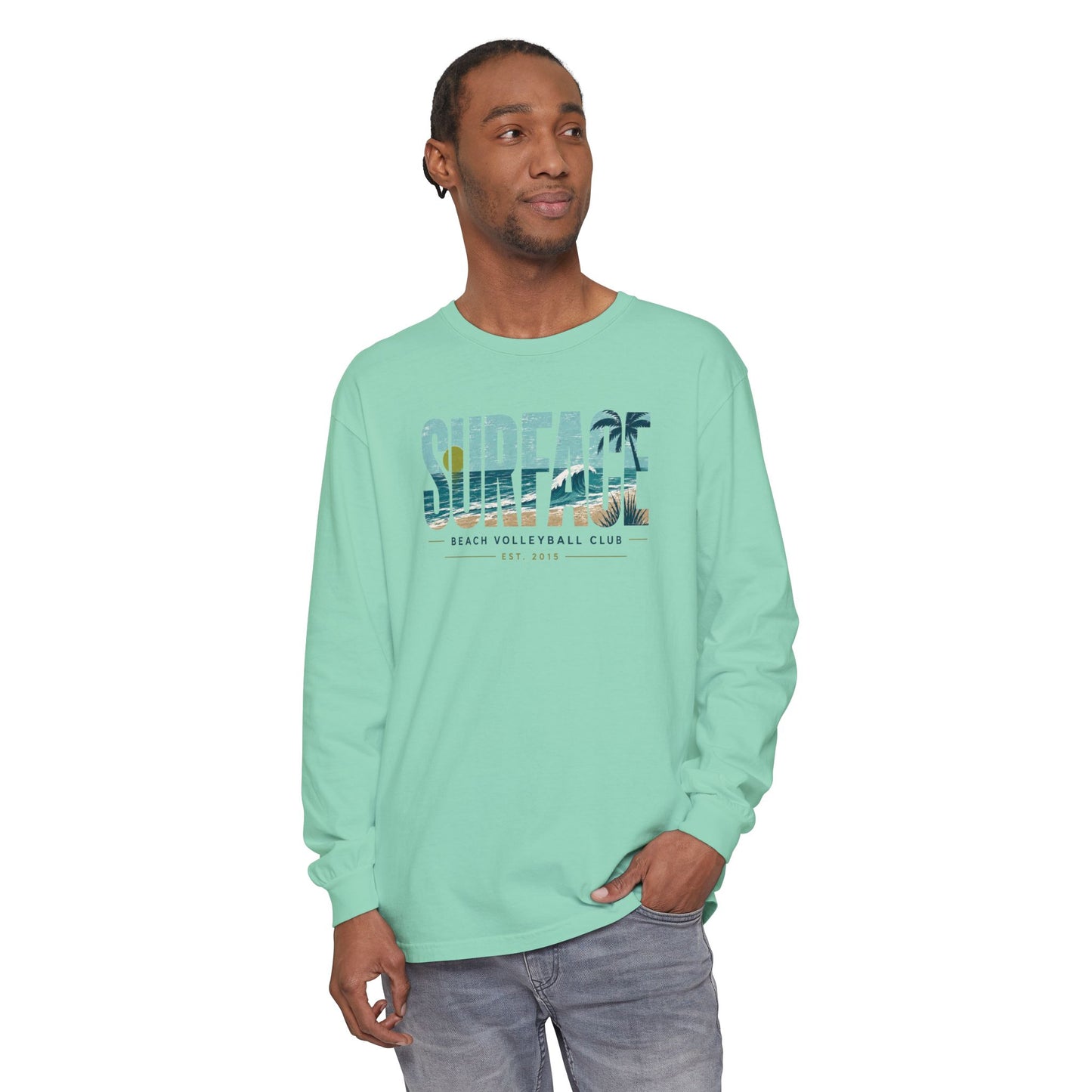 Surfside Beach Volleyball Club Long Sleeve Tee