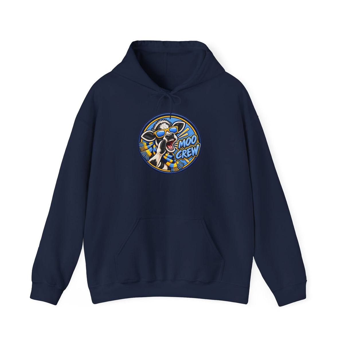 Moo Crew WI Team Cow Graphic Hoodie