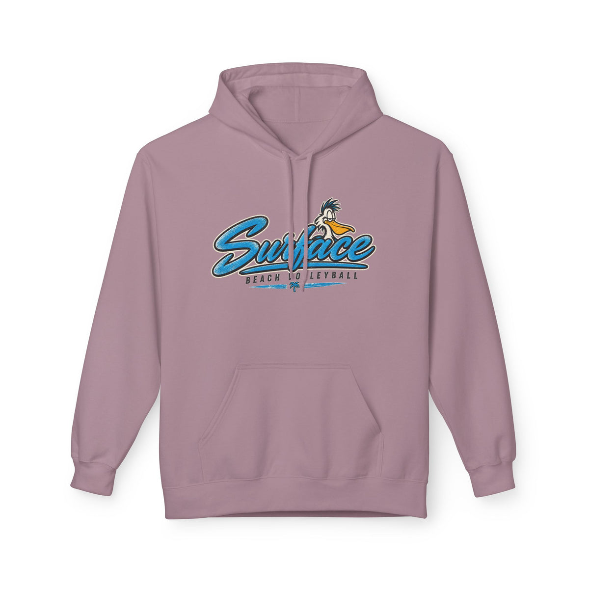 Surface Beach Volleyball Hoodie — Coastal Team Logo Pullover