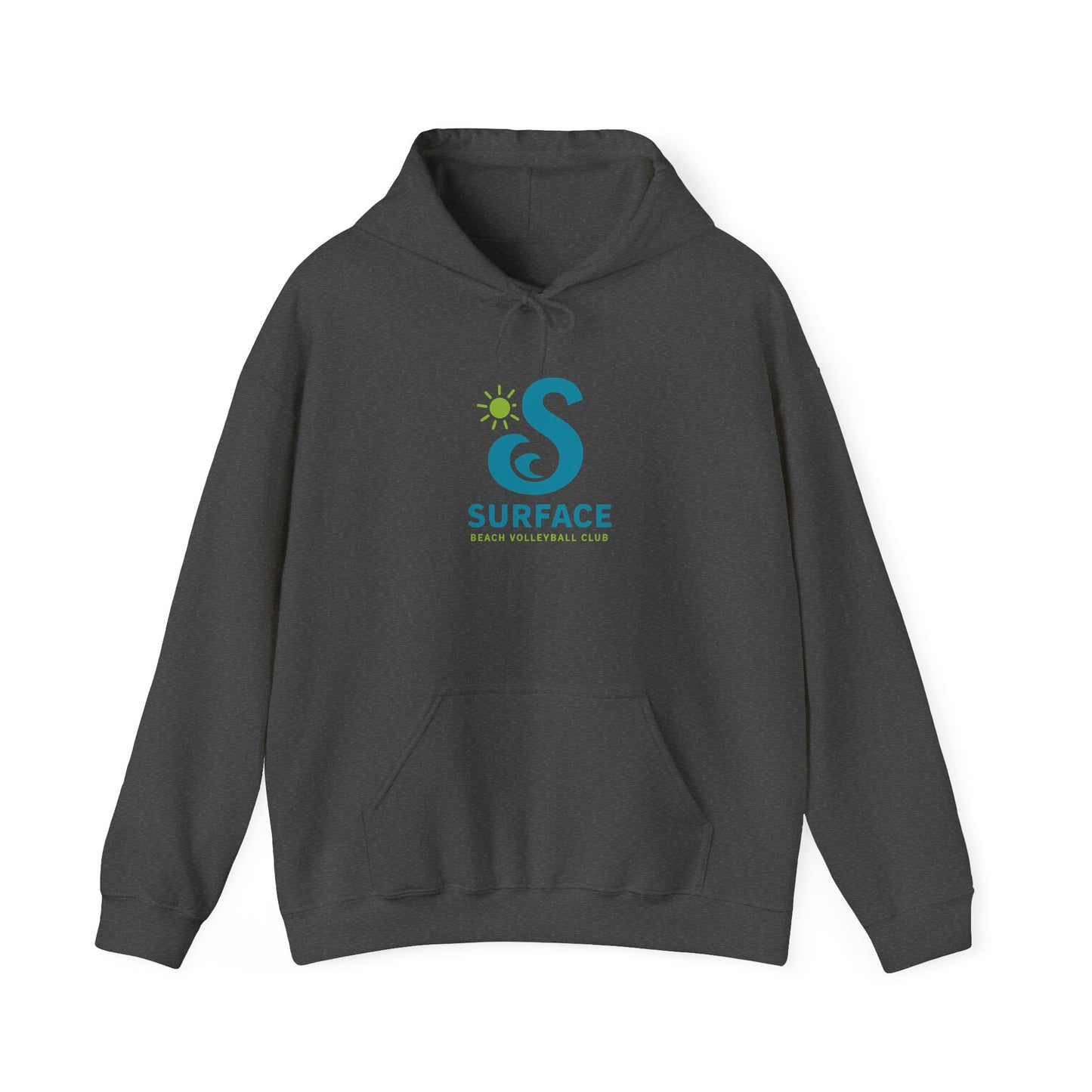 Wave Logo Surface Beach Volleyball Unisex Heavy Blend™ Hooded Sweatshirt