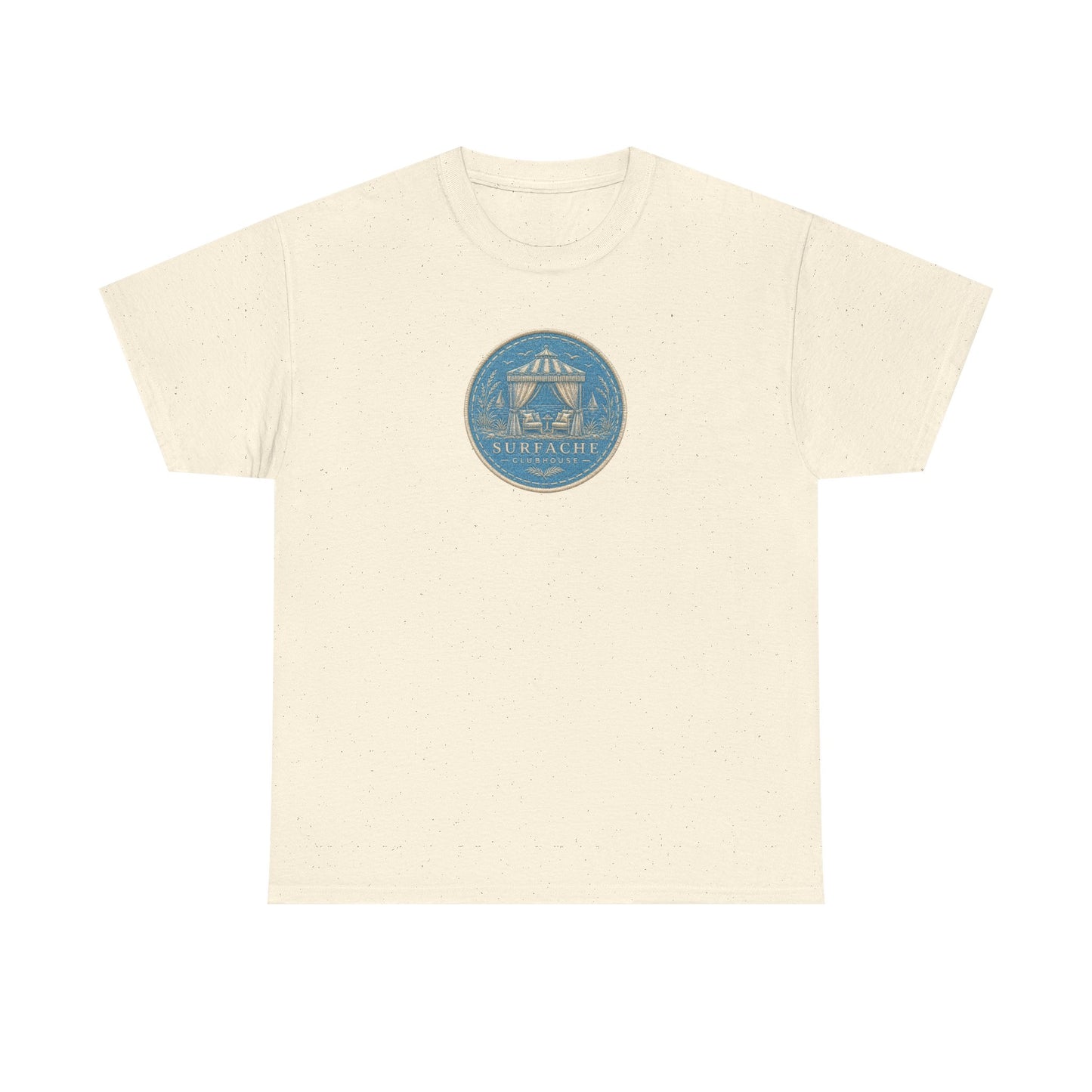 Surfache Cabana Club T‑Shirt – Tropical Beach Cabana Graphic Tee