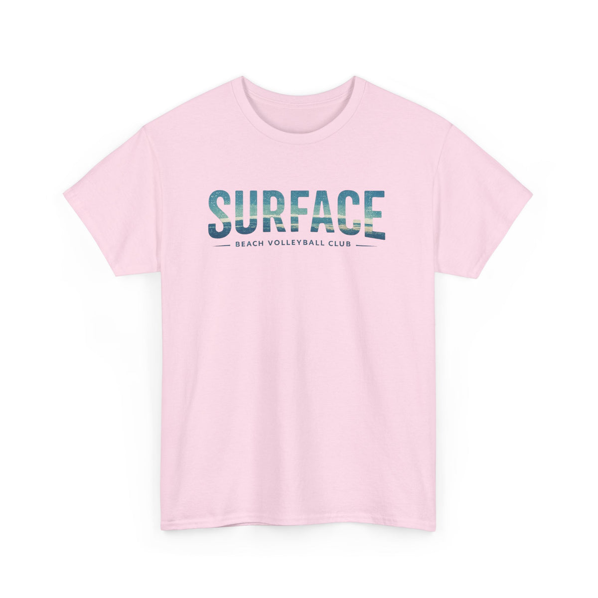 Surface Beach Club T-Shirt — Vintage Palm & Wave Logo Tee
