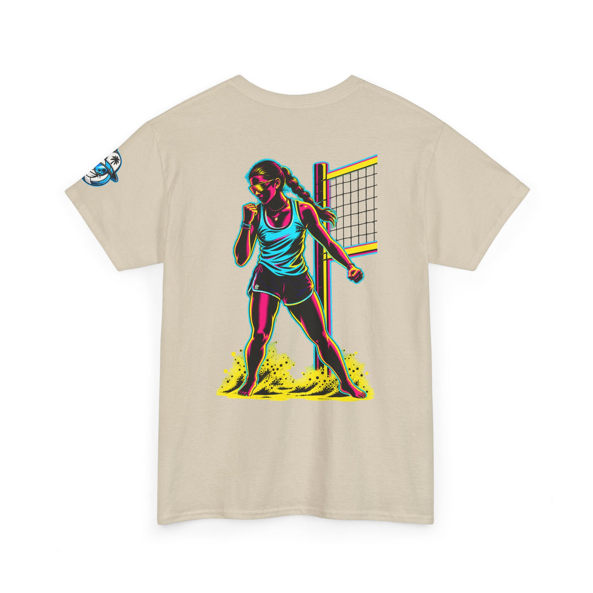 Beach Volleyball Tee — "Surface" Club Graphic T-Shirt