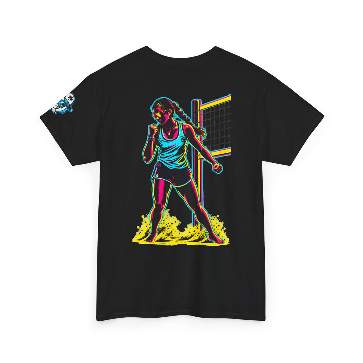 Beach Volleyball Tee — "Surface" Club Graphic T-Shirt