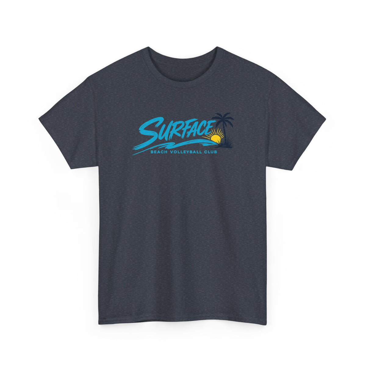 Surface Surf Club T-Shirt – Retro Palm Beach Sunset Tee