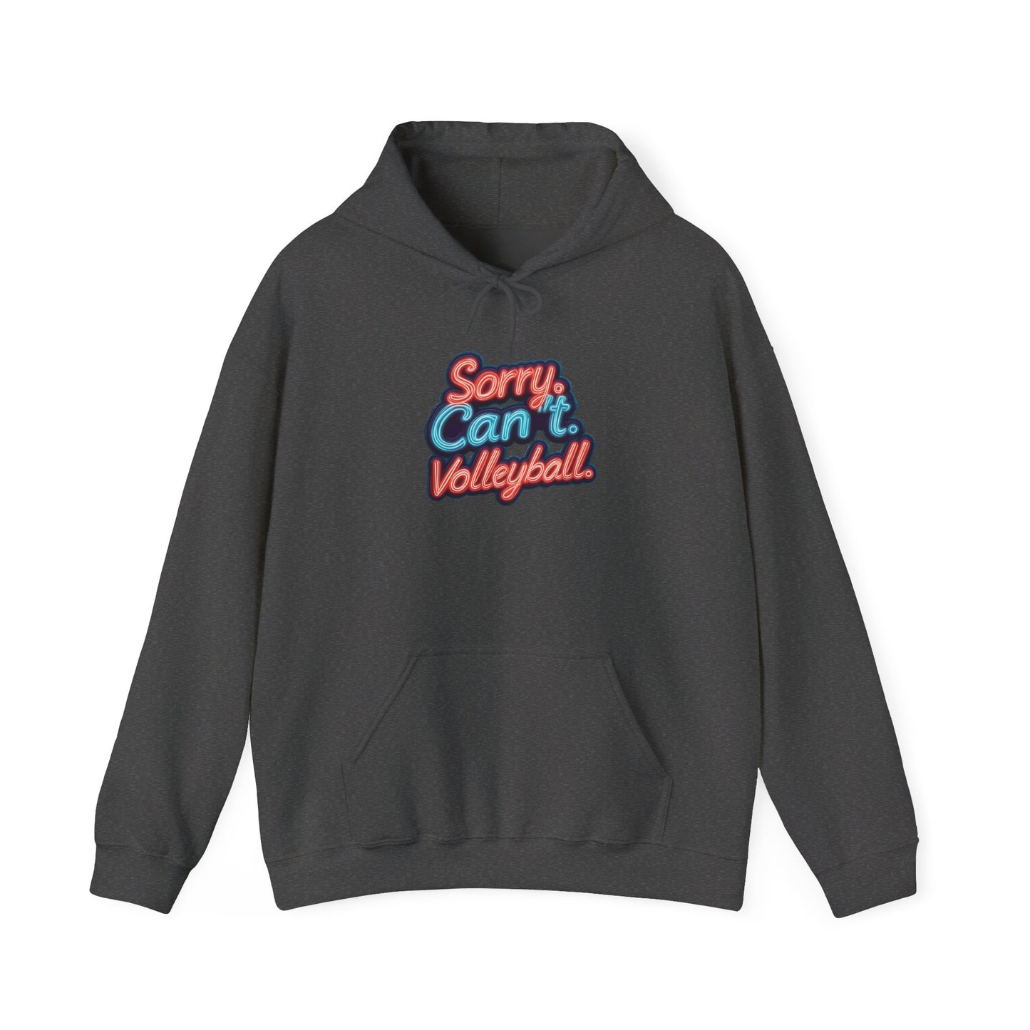Sorry Can't Volleyball Unisex Heavy Blend™ Hooded Sweatshirt