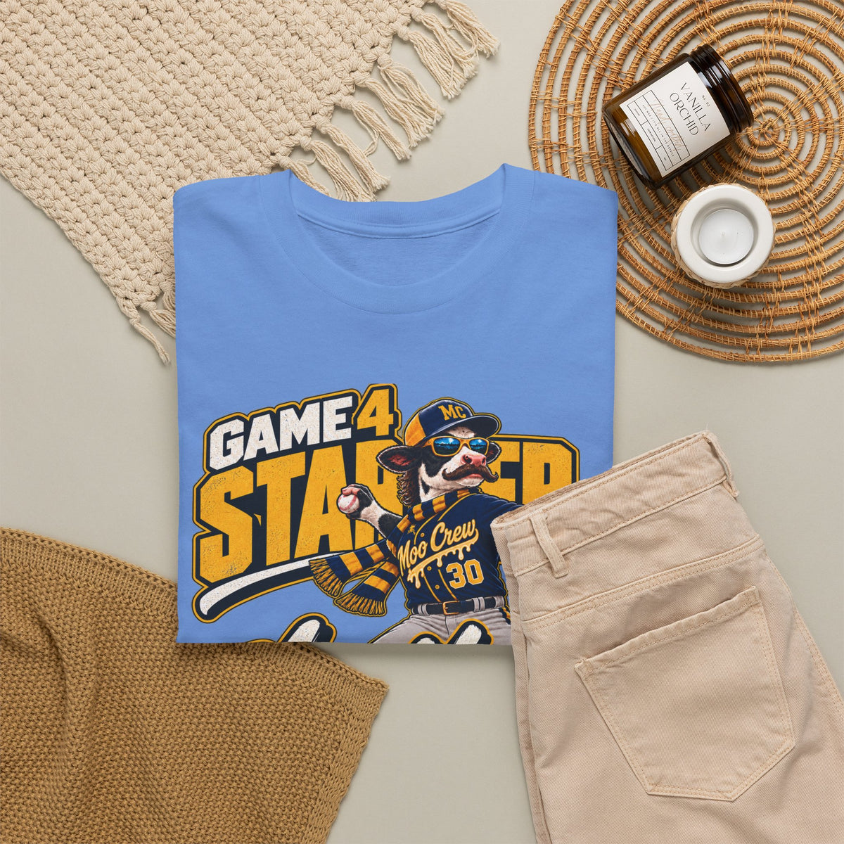 Moo Crew Game 4 Starter Baseball T-Shirt – Moo Hoss