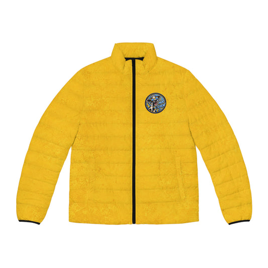 Moo Crew Call The Herd Puffer Men’s Printed Puffer Jacket