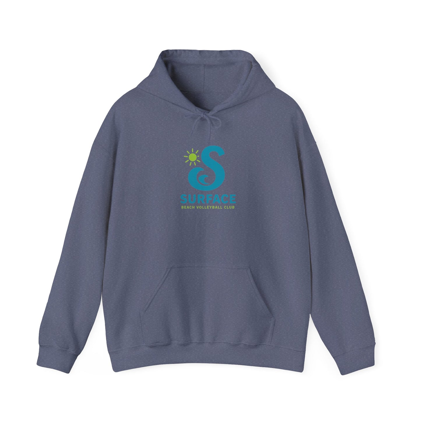 Wave Logo Surface Beach Volleyball Unisex Heavy Blend™ Hooded Sweatshirt