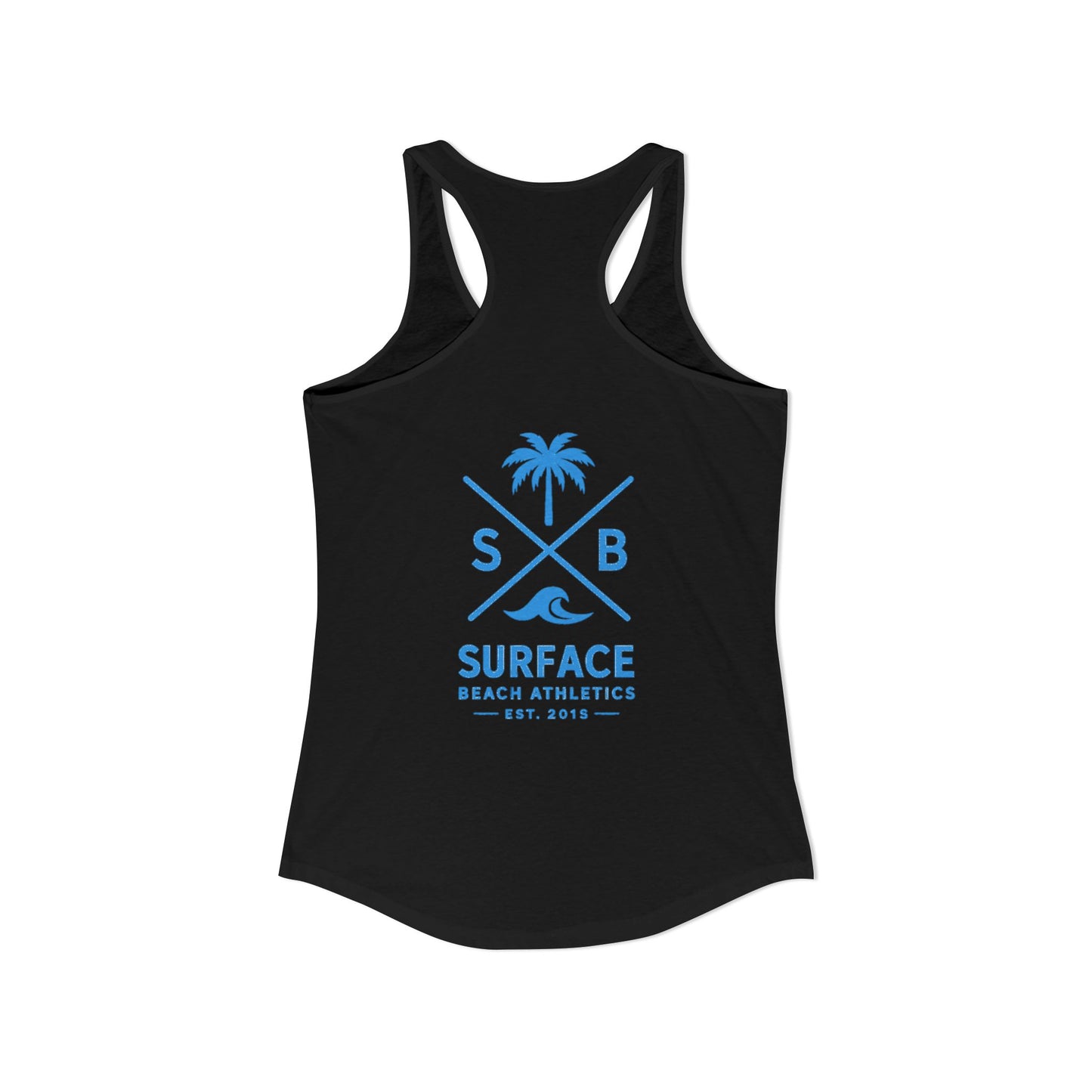 Surface Beach Volleyball Club Women's Racerback Tank - Cross logo