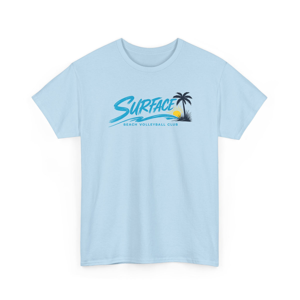 Surface Surf Club T-Shirt – Retro Palm Beach Sunset Tee