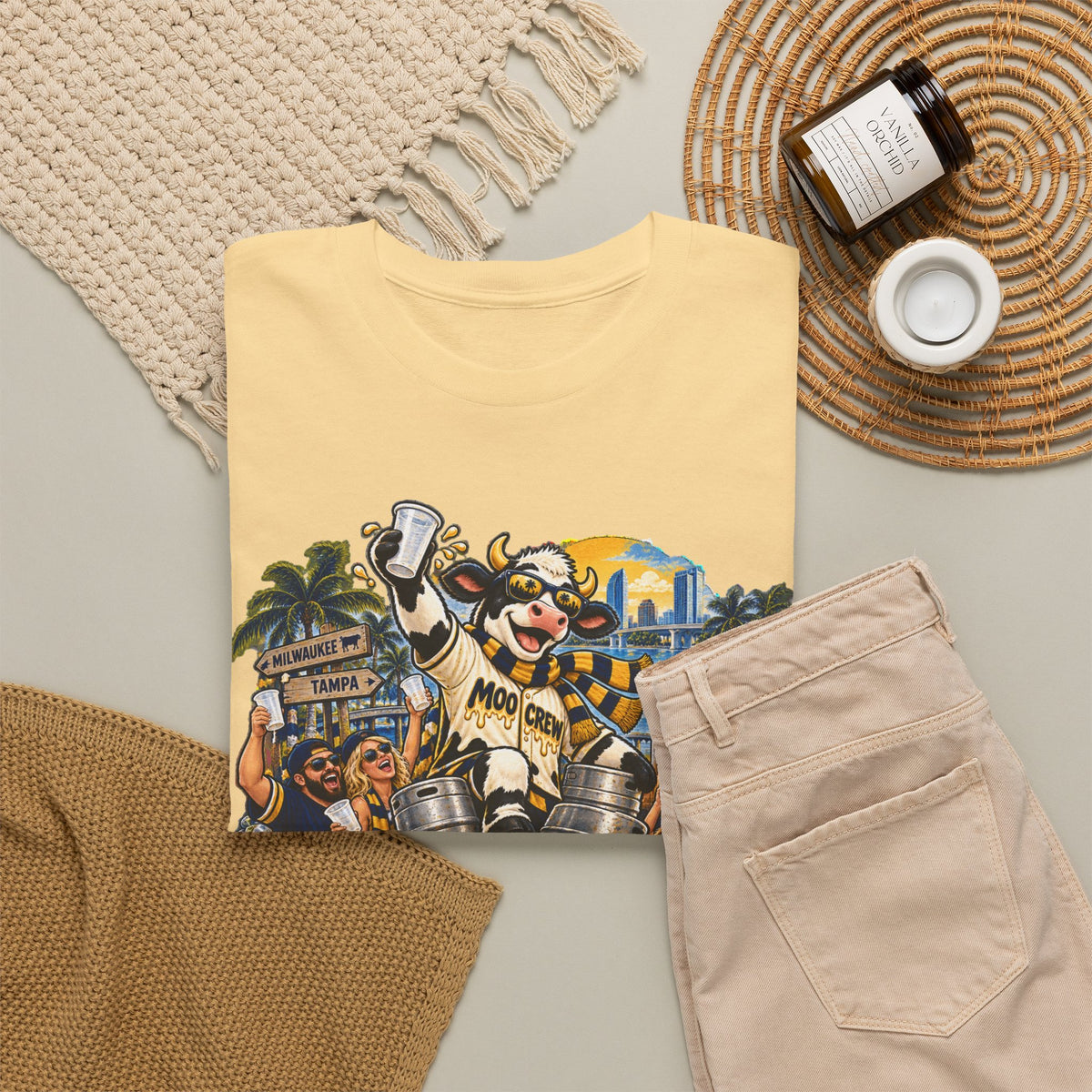 Moo Crew Tampa Tapped Craft Beer Graphic Tee