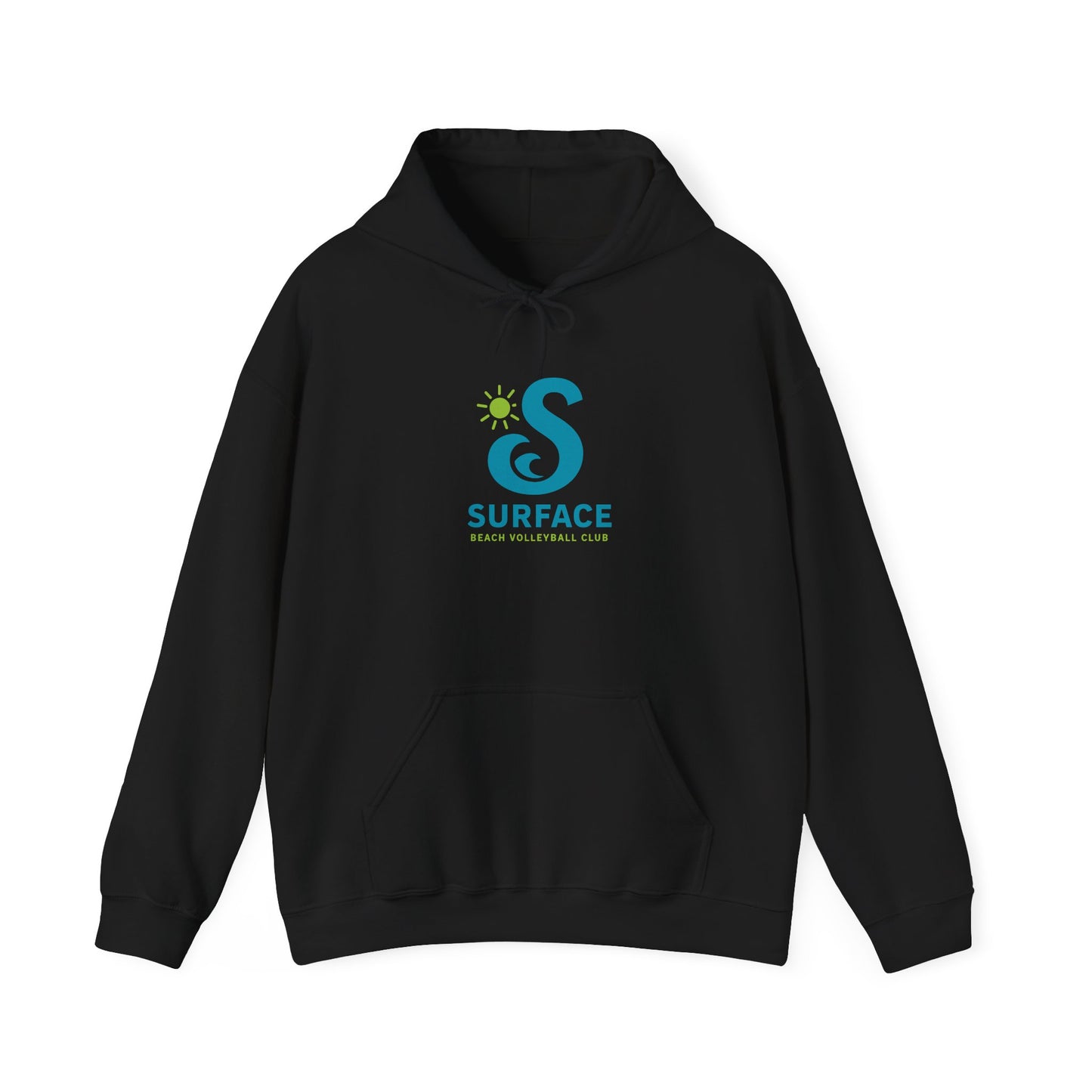 Wave Logo Surface Beach Volleyball Unisex Heavy Blend™ Hooded Sweatshirt