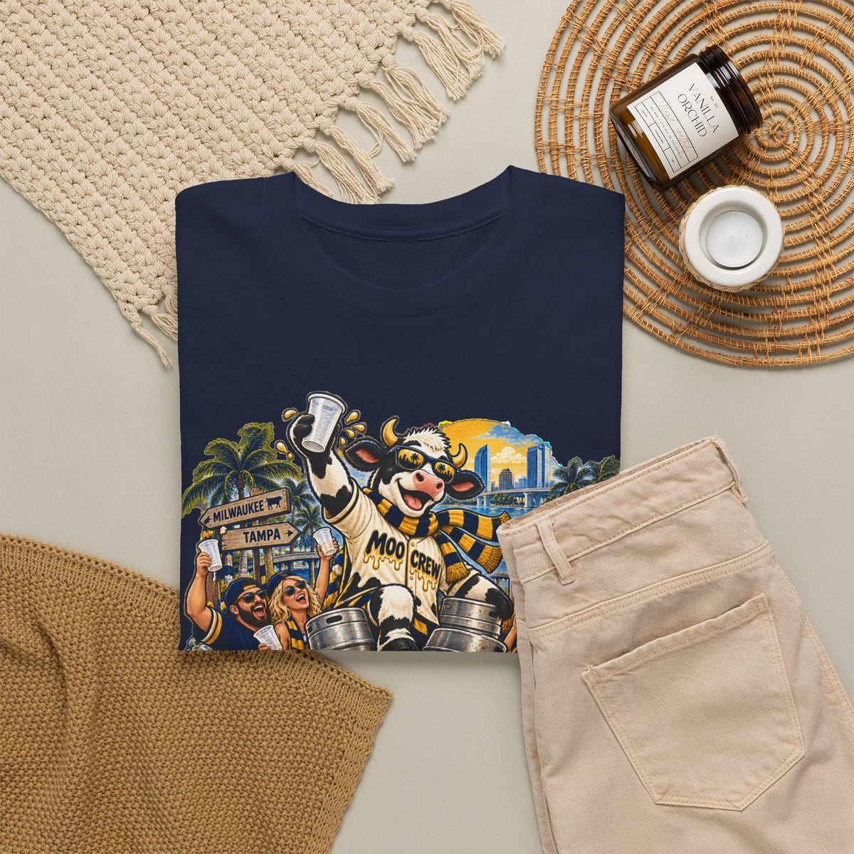 Moo Crew Tampa Tapped Craft Beer Graphic Tee