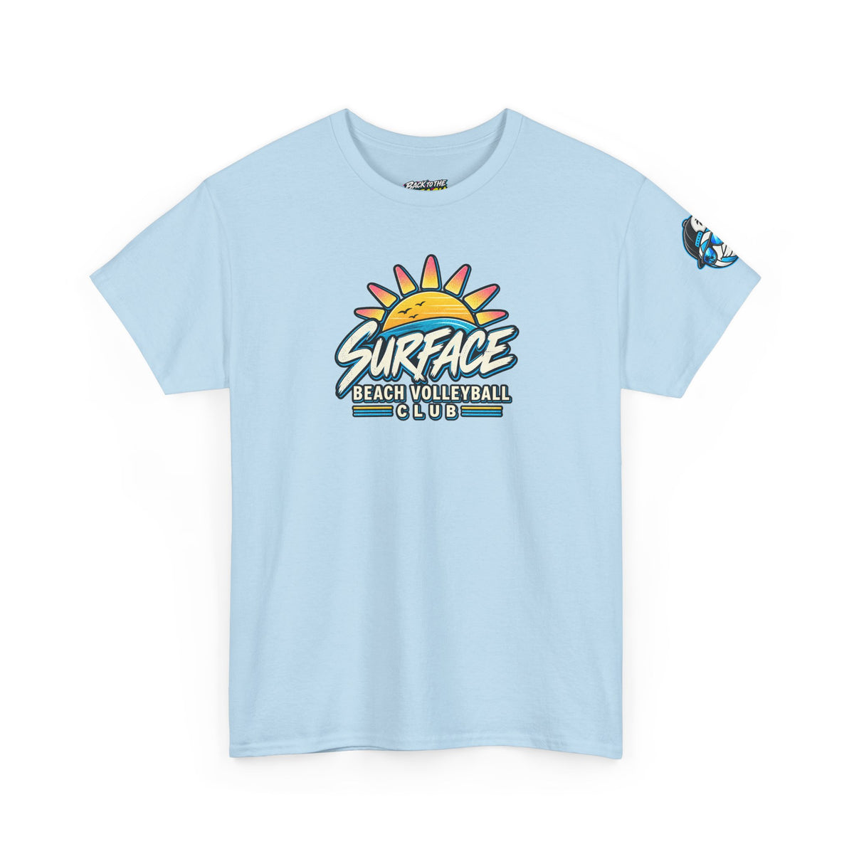Beach Volleyball Tee — "Surface" Club Graphic T-Shirt