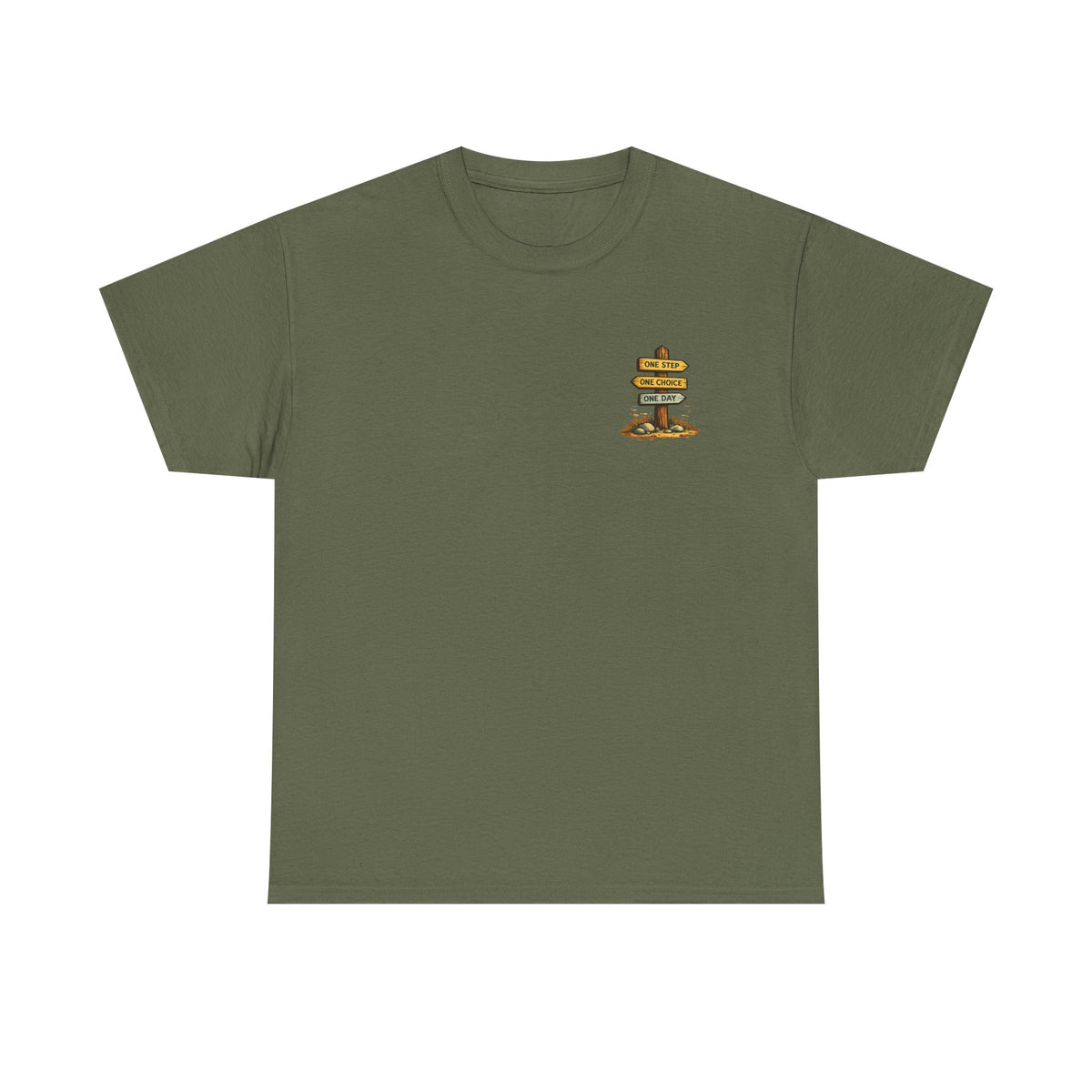 Progress Not Perfection Graphic Tee — Motivational Hiking Signback T‑Shirt
