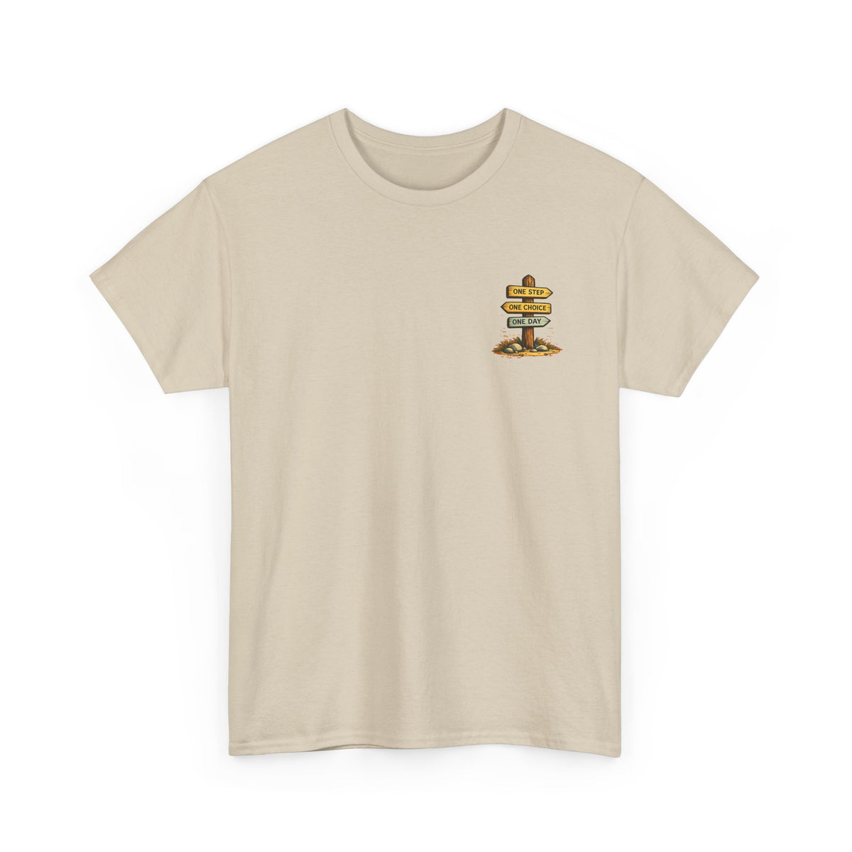 Progress Not Perfection Graphic Tee — Motivational Hiking Signback T‑Shirt