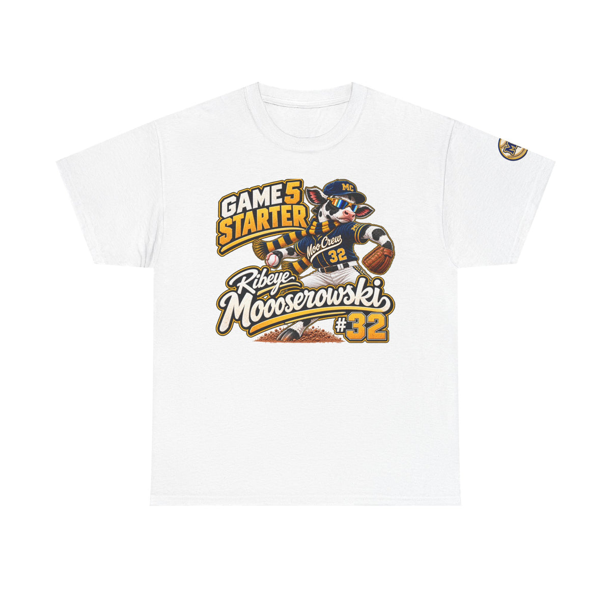 Moo Crew Game 5 Starter Baseball T-Shirt – Moooserowski