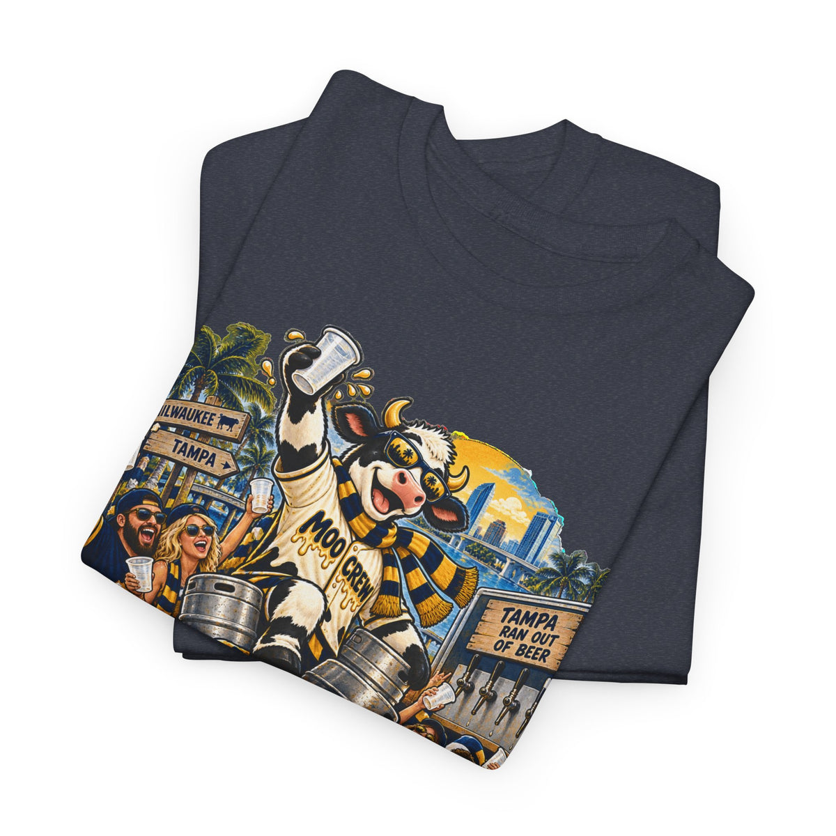Moo Crew Tampa Tapped Craft Beer Graphic Tee