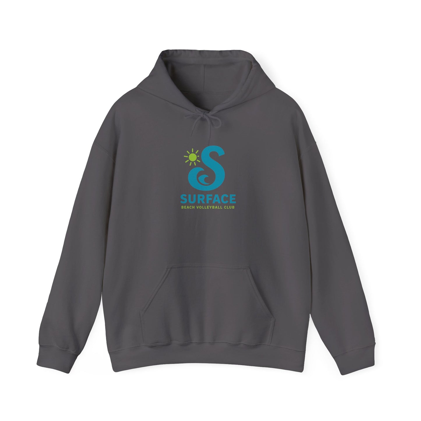 Wave Logo Surface Beach Volleyball Unisex Heavy Blend™ Hooded Sweatshirt