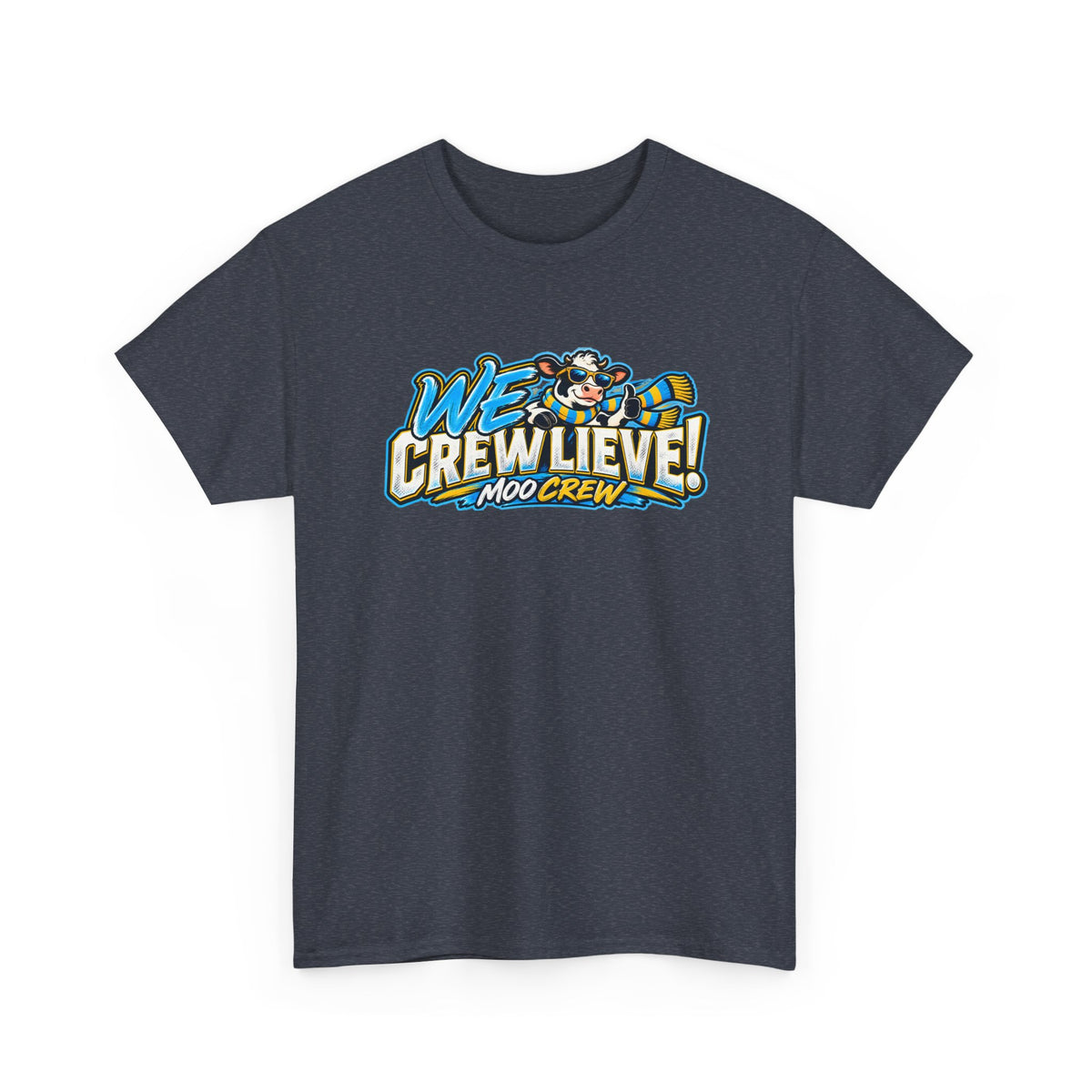 Moo Crew We Crewlieve! Graphic T-Shirt