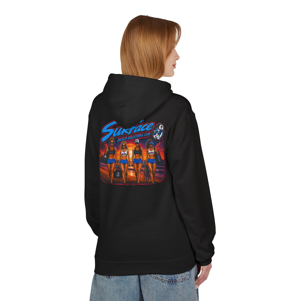 Surface Beach Volleyball Hoodie —Sunset Nights Pullover