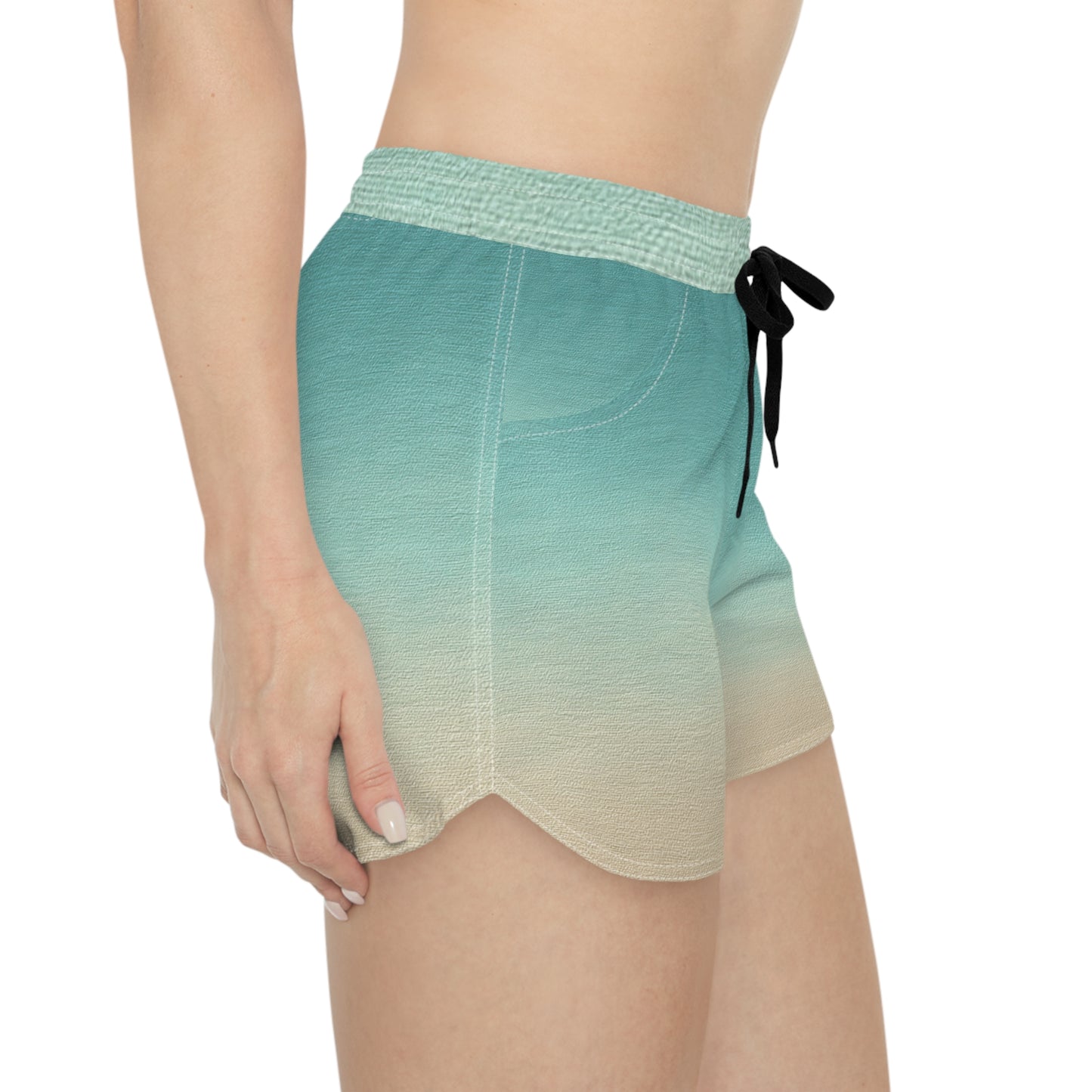 Ombre Beach Shorts — Women's Casual Summer Lounge Shorts