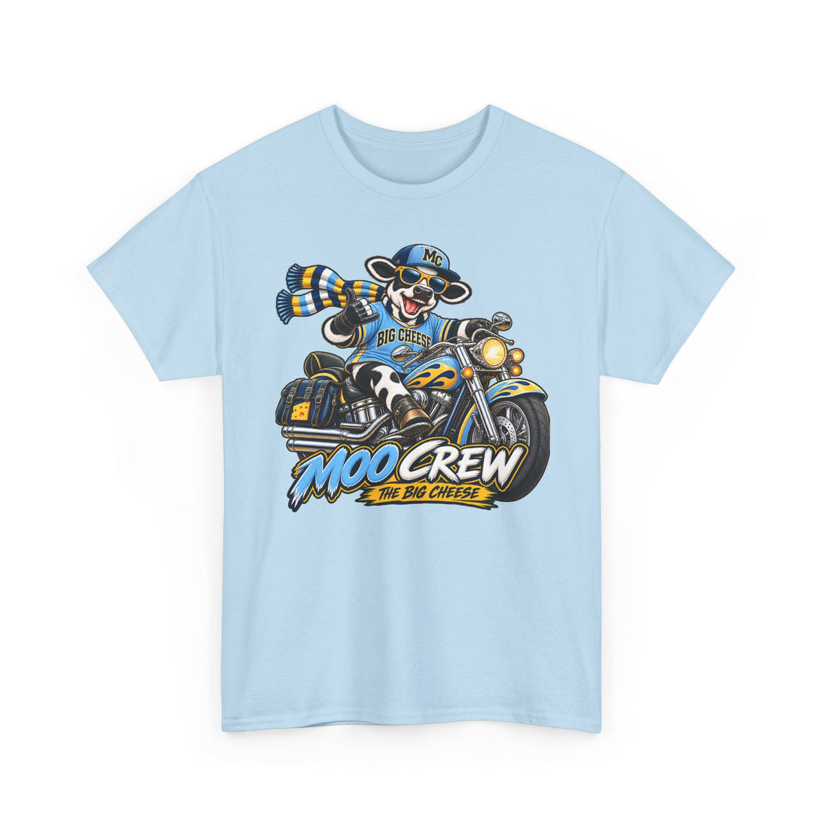 Moo Crew The Big Cheese Retro WI Teams Graphic Tee