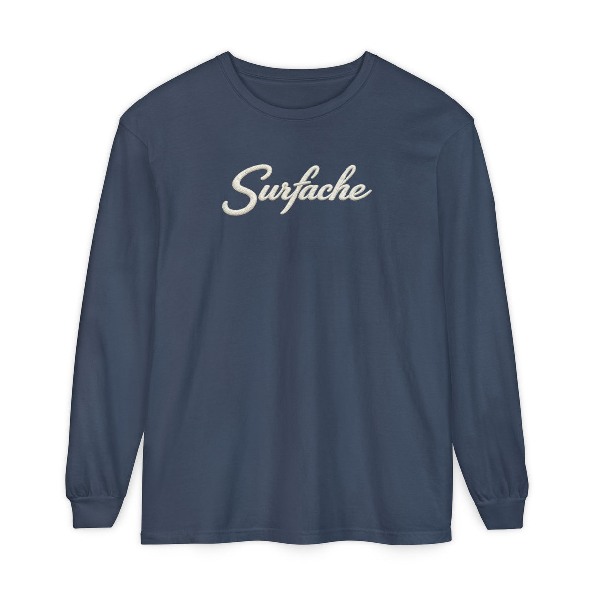 Surfache Long Sleeve T-Shirt — Coastal Wave Graphic Back
